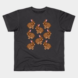 Cute Fluffy Rabbits Kids T-Shirt